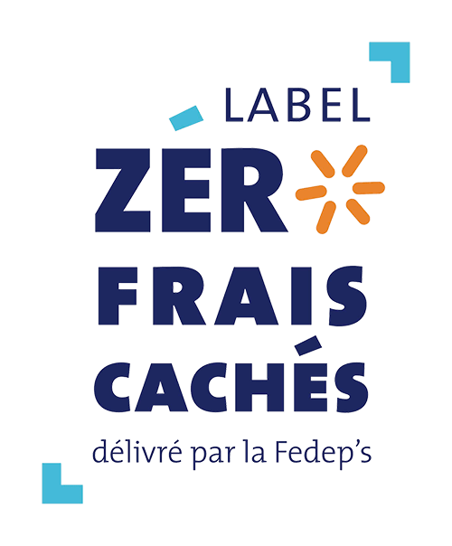 Label Zéro frais caché - Fedeps - Portage salarial